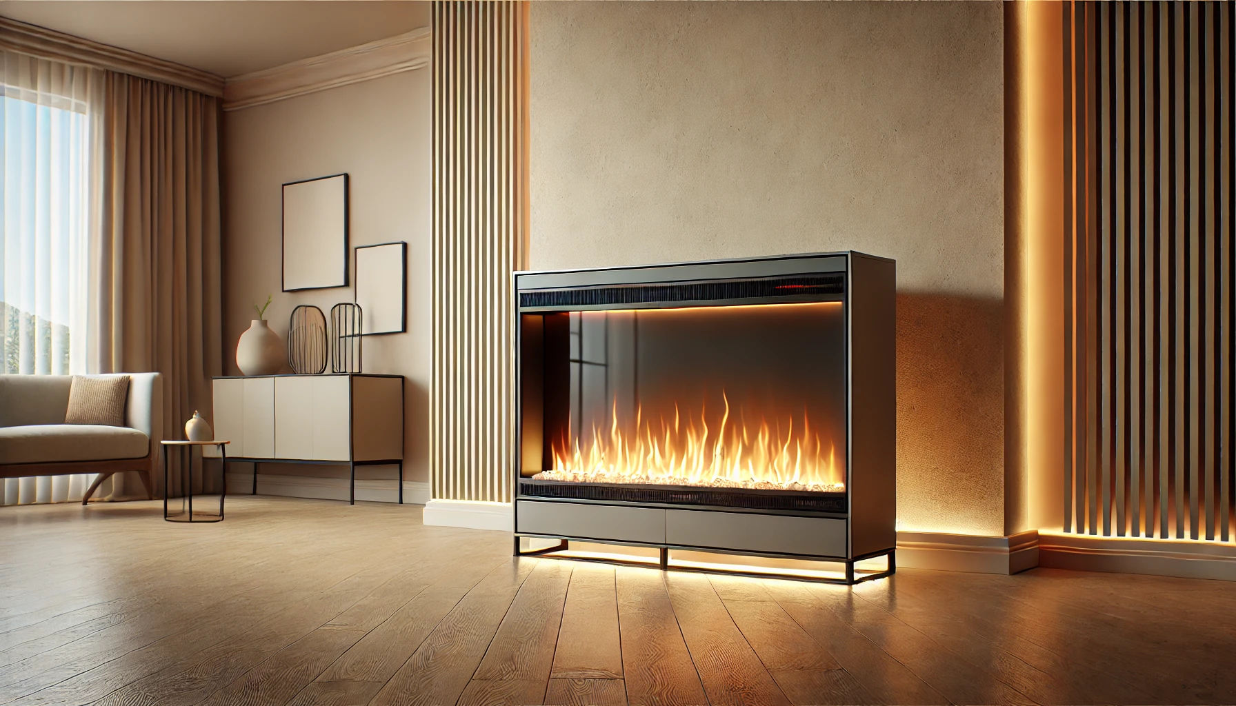 Nowoczesne źródło nastroju i ciepła w przestrzeni mieszkalnej